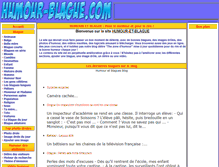 Tablet Screenshot of humour-blague.com